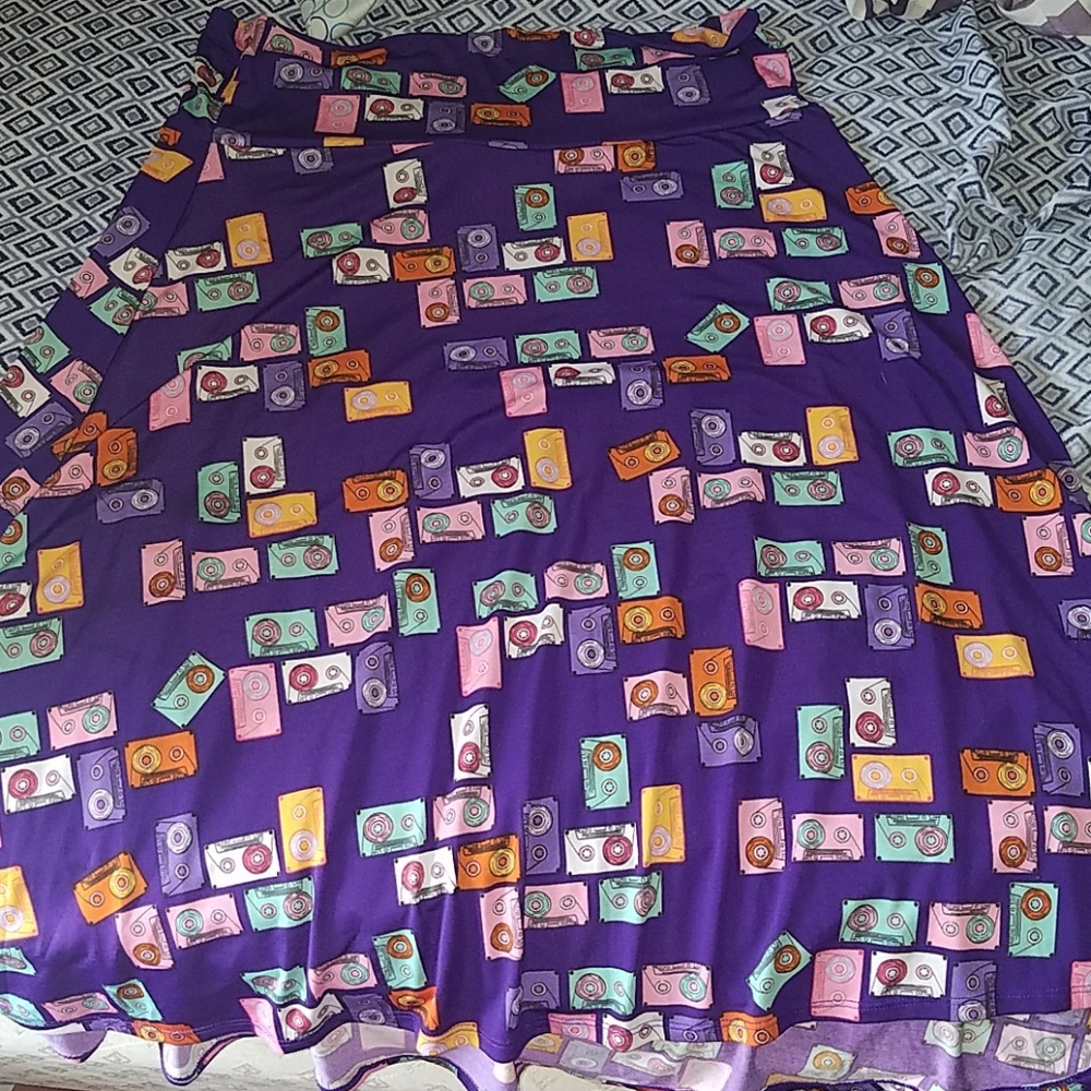 HTF XL Lularoe Azure Skirt